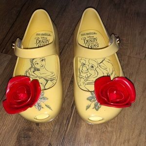 EUC Beauty and the Beast Yellow Mini Melissa